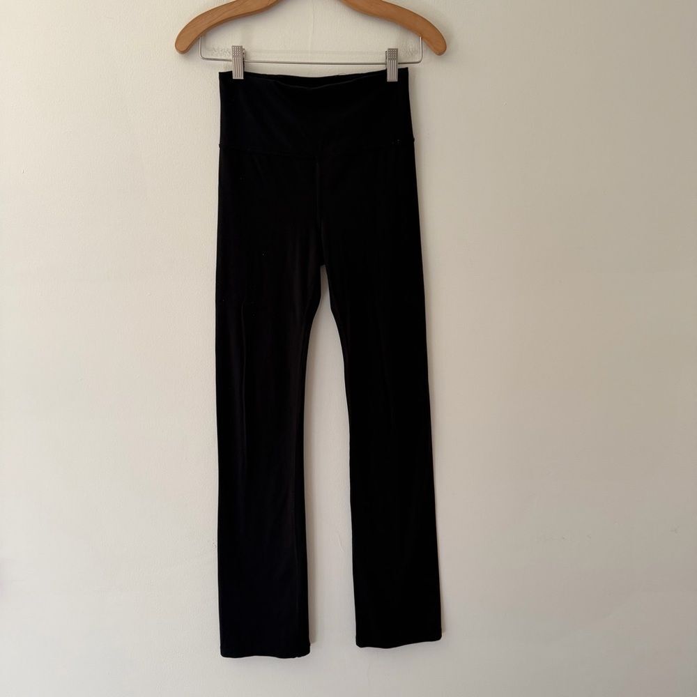 Athleta Leggings Elation Straight Leg Black Size XS Travel Yoga Activewear